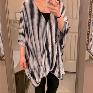 Audrey 3+1 | Tie Dye Poncho Top | Size: S